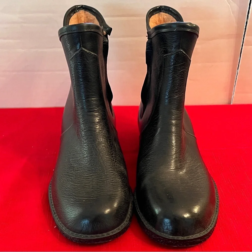 Black Winter Fur Lined Boots
